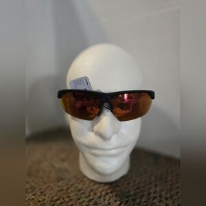 Foster Grant IRONMAN Polarized Active NWT UVA-UVB Protection Orange Red Lens